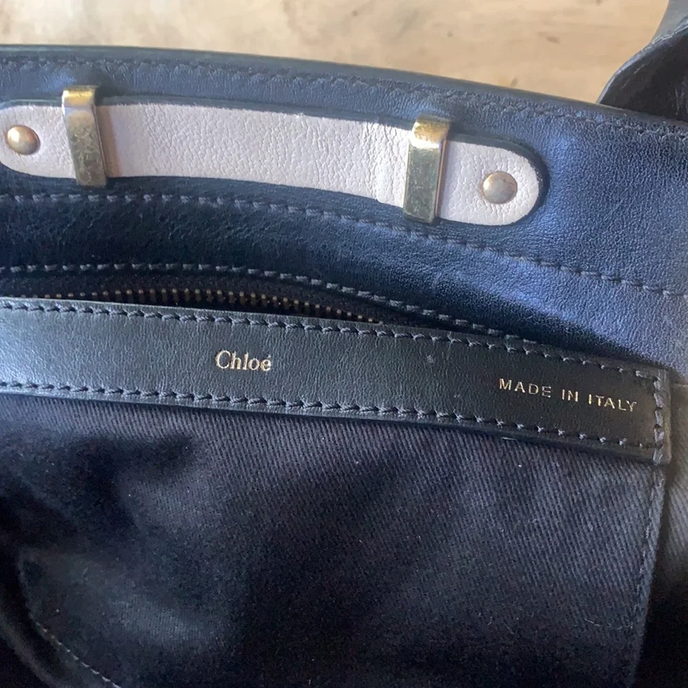 CHLOÈ Alice 2-Way Leather Satchel/Crossbody Bag - Picture 14 of 15